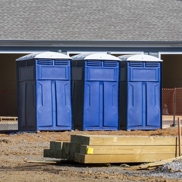 how often are the porta potties cleaned and serviced during a rental period in High Shoals GA